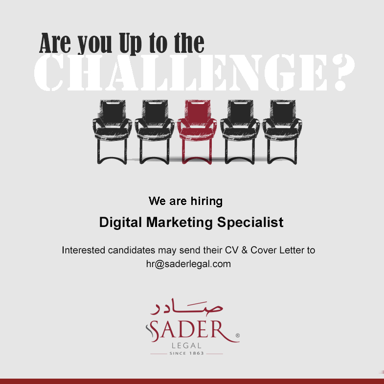 SADER Group is looking for a Digital Marketing Specialist  - Apply Now!